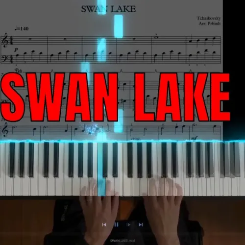 sheet piano swan lake - midi file