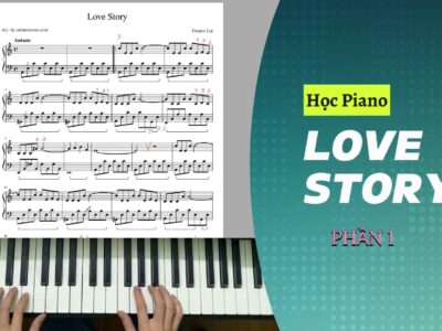 Học piano online với bài Love Story